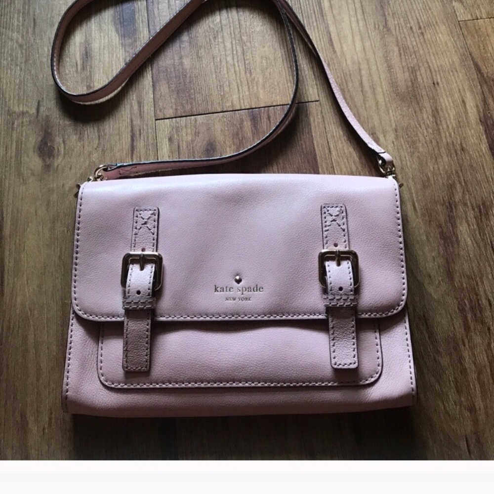 Kate Spade Allen Street Neil Pink Crossbody/Clutch - Picture 2 of 6